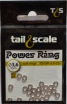 Кольца заводные Tail&Scale Power Ring прессованные 5мм ((TS-SR-3.6-25) 12 кг - Интернет-магазин товаров для рыбалки «Академiя Рыбалки»