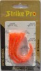 Хвосты для джеркбейта Strike Pro Guppie Downsize(EG-208BT#Orange Glitter) - Интернет-магазин товаров для рыбалки «Академiя Рыбалки»
