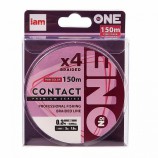 Шнур плетеный рыболовный IAM NUMBER ONE CONTACT X4-150 (Pink) 0.5PE/0,117mm - Интернет-магазин товаров для рыбалки «Академiя Рыбалки»