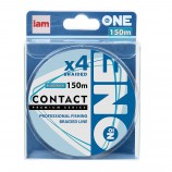 Шнур плетеный рыболовный IAM NUMBER ONE CONTACT X4-150 (Blue) 0.6PE/0,128mm - Интернет-магазин товаров для рыбалки «Академiя Рыбалки»